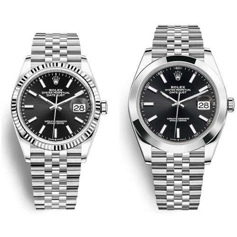 rolex size 36 vs 41